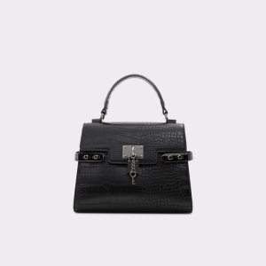 Bolsas De Mano Aldo Agroliaa Top Handle Negras | 7843690-PB