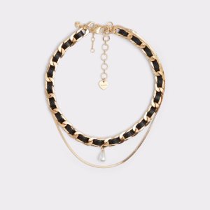 Collar Aldo Ragar Negras Doradas Multicolor | 6519807-CL