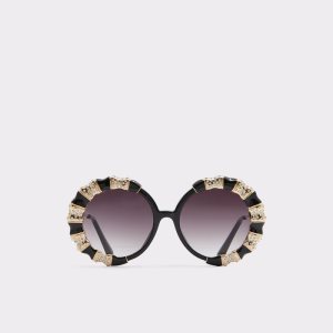 Gafas de Sol Aldo Zeamas Round Negras Doradas Multicolor | 2654791-KI