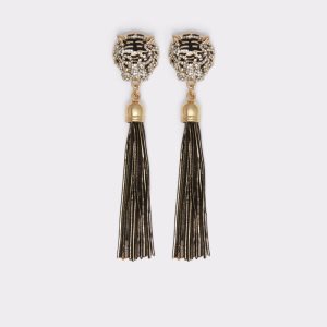 Pendientes Aldo Istokpoga Chandelier Negras Doradas Multicolor | 9713405-FR