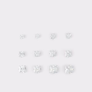 Pendientes Aldo Laportea Stud Plateadas Multicolor | 0417952-BX