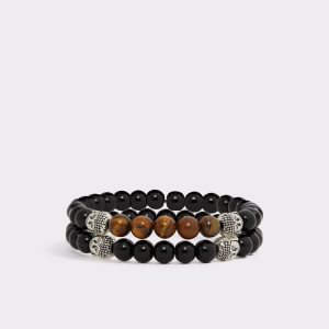 Pulsera Aldo Hernin Negras Plateadas Multicolor | 3685204-OQ