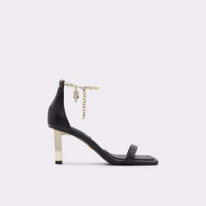 Tacones Aldo Dore Correa Tacón Sandal Negras | 0349265-WA