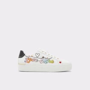 Zapatillas Aldo Lovemore Low Top Blancas Multicolor | 2780159-VS