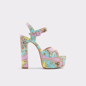 Zapatos Plataforma Aldo Camelia Correa Tacón Sandal - Plateforme Multicolor | 1784963-VU