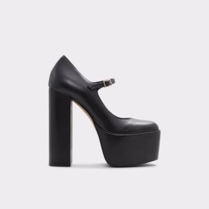 Zapatos Plataforma Aldo Cherr Tacón Mary Janes - Plateforme Negras | 3425176-YA