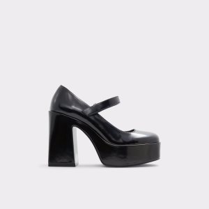 Zapatos Plataforma Aldo Dorothee Tacón Mary Janes - Plateforme Negras | 0675839-AR