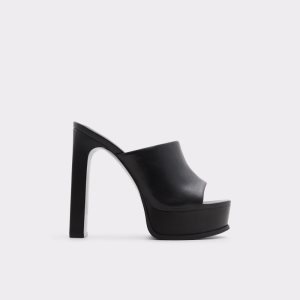 Zapatos Plataforma Aldo Savilla Tacón Mule - Plateforme Negras | 8126340-DZ