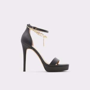 Zapatos Plataforma Aldo Scarlettchain Tacón Sandal - Stiletto Negras | 7350129-VF