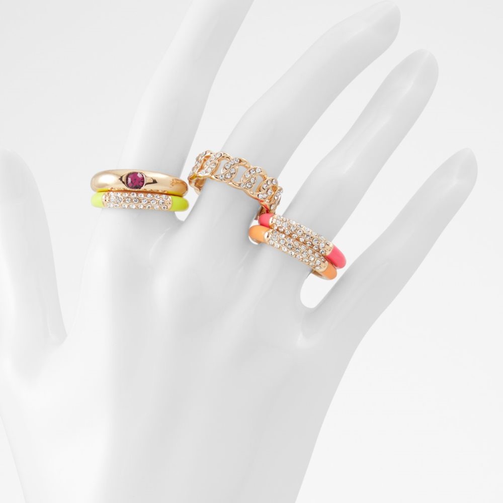 Anillos Aldo Griran Stackable Rings Multicolor Claro | 2103689-GS