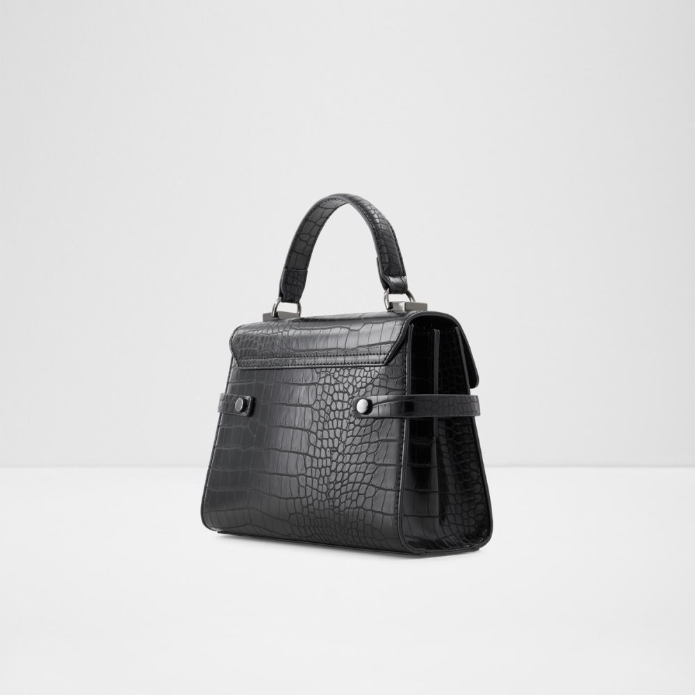 Bolsas De Mano Aldo Agroliaa Top Handle Negras | 7843690-PB