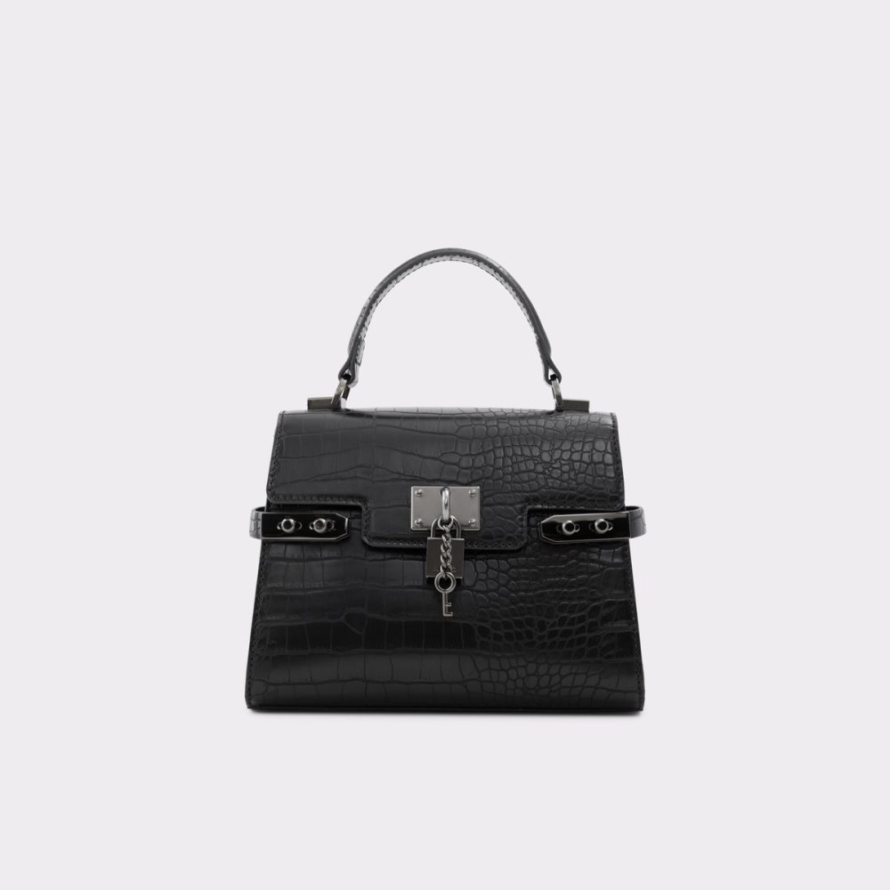 Bolsas De Mano Aldo Agroliaa Top Handle Negras | 7843690-PB