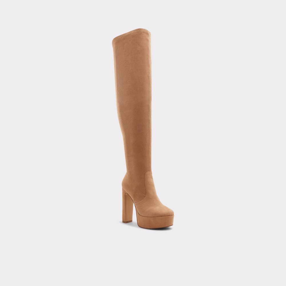 Botas Altas Aldo Astelawan Over-the-knee - Plateforme Beige | 3926518-SU