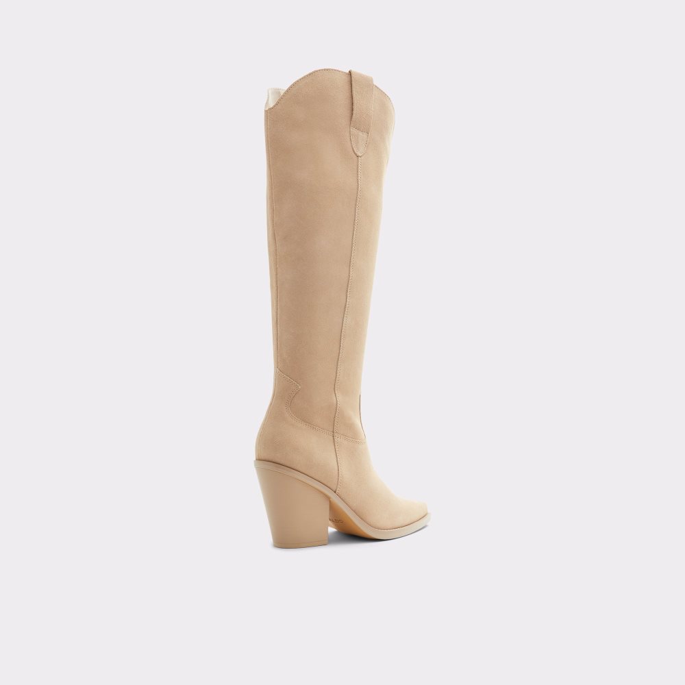 Botas Altas Aldo Nevada Western Knee-hign Beige | 4825319-SN