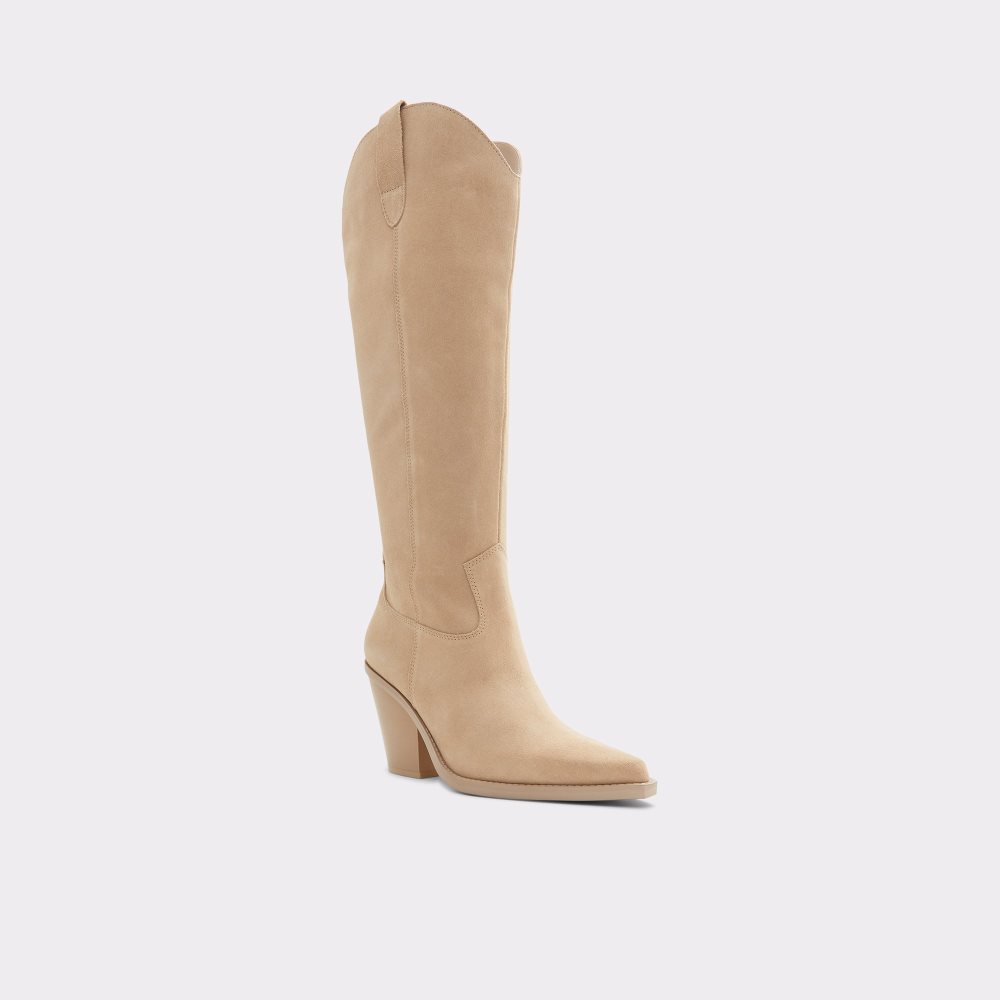 Botas Altas Aldo Nevada Western Knee-hign Beige | 4825319-SN