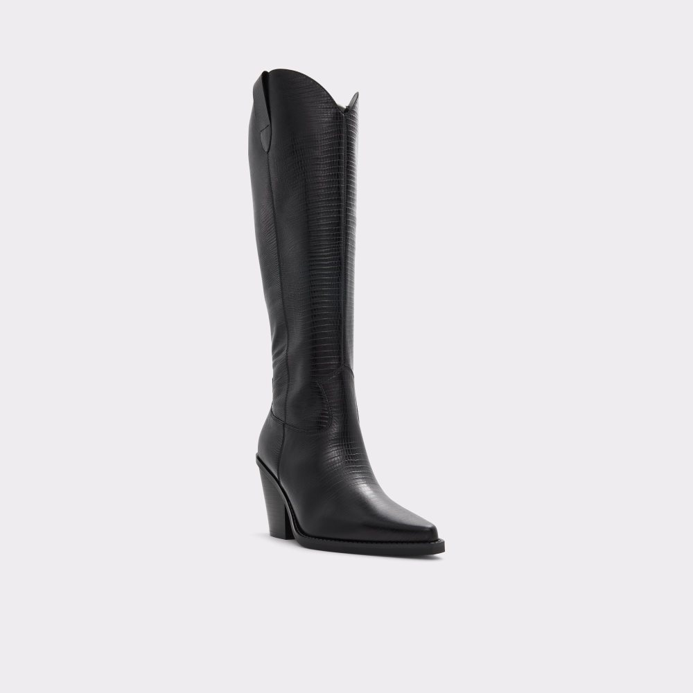 Botas Altas Aldo Nevada Western Knee-hign Negras | 8490375-NB