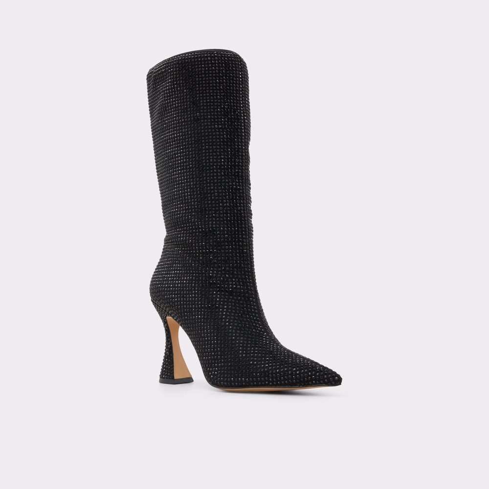 Botas Altas Aldo Taylah Mid-calf Negras | 4102397-HG