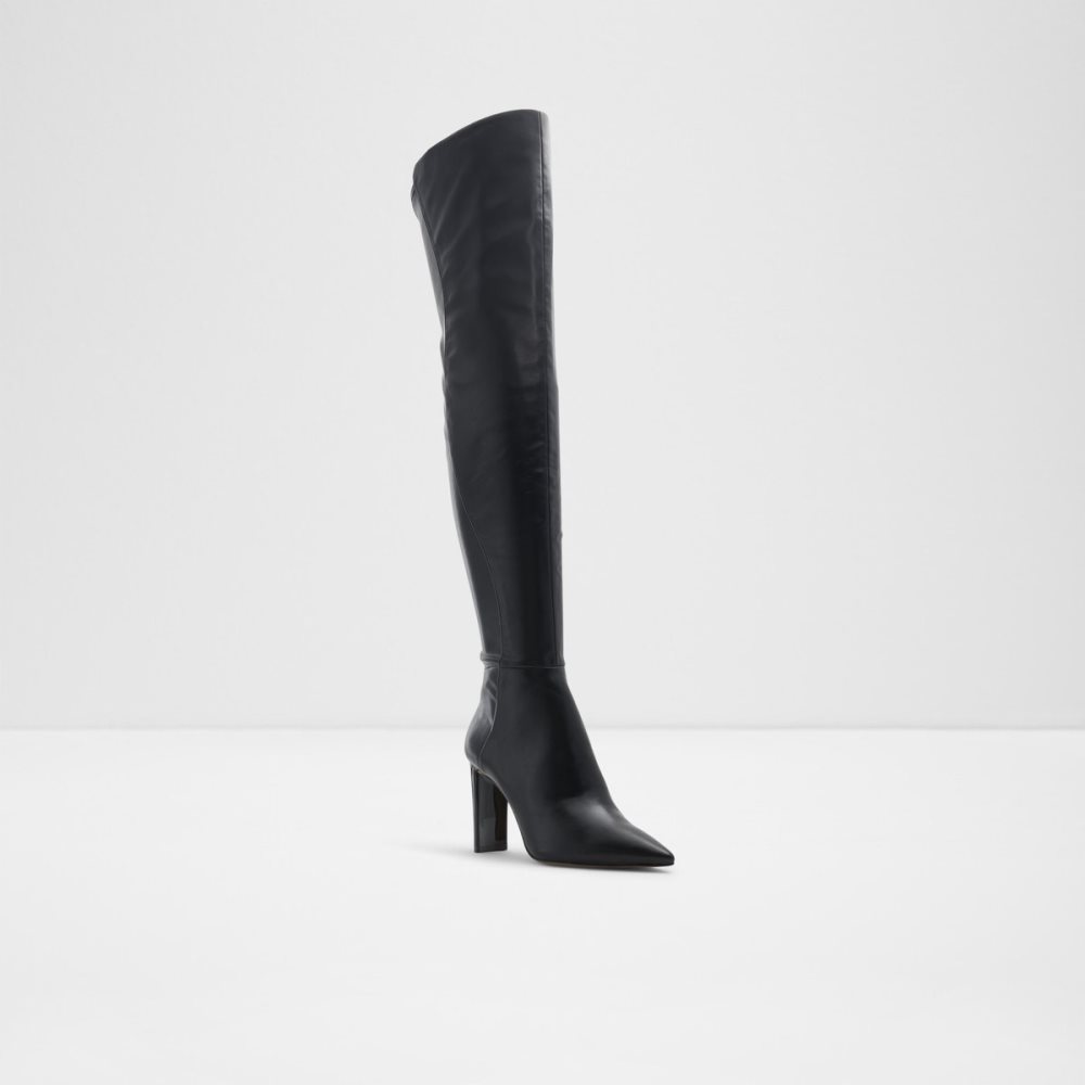 Botas Altas Aldo Thejan Over-the-knee Negras | 6345298-JU