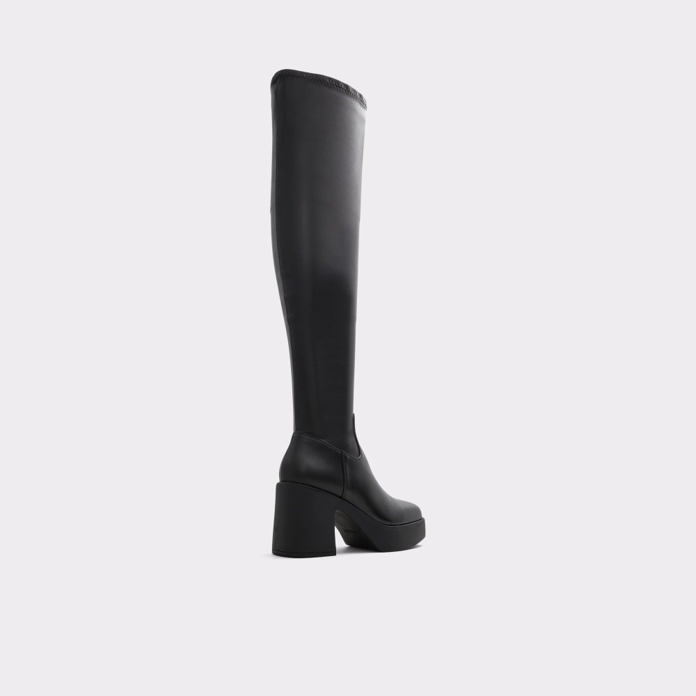 Botas Altas Aldo Upscale Over-the-knee - Lug Sole Negras | 5293810-TJ