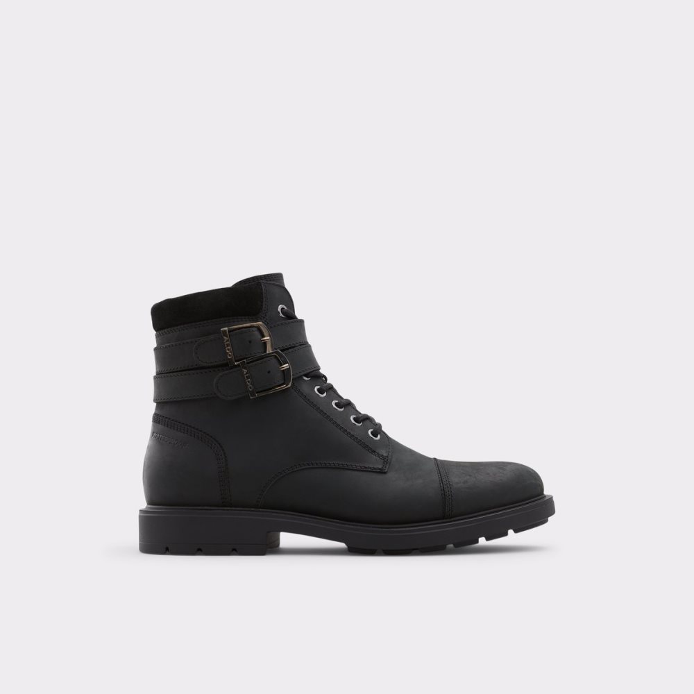 Botas con Cordones Aldo Jokubas Encaje-up Negras | 7346089-WY