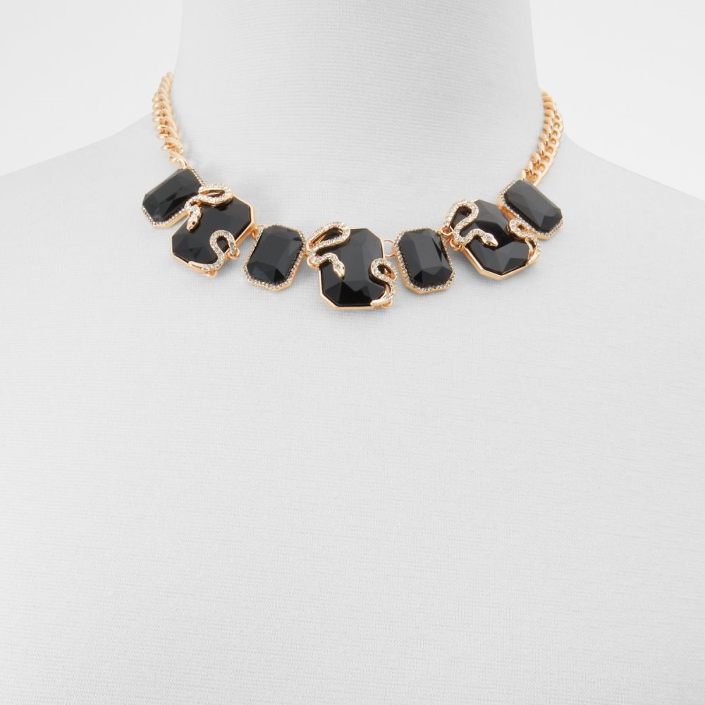 Collar Aldo Ulelle Negras Doradas Multicolor | 3924678-HN