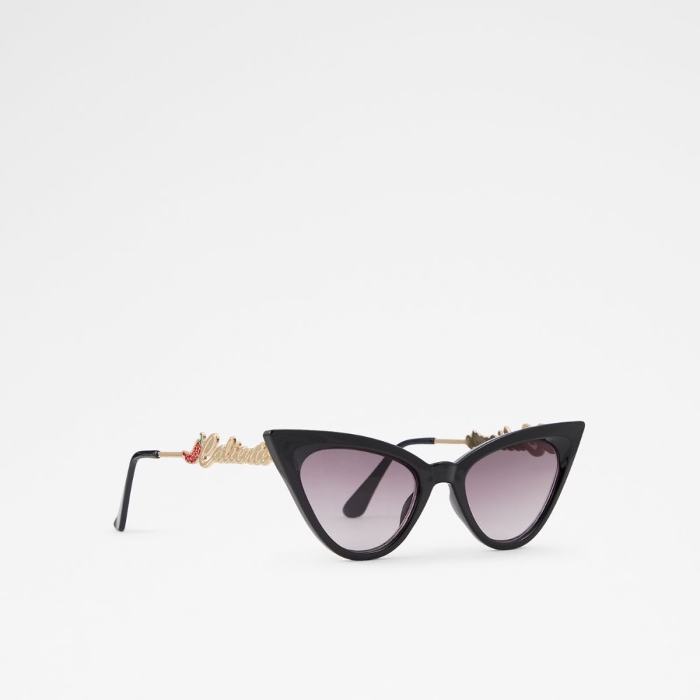 Gafas de Sol Aldo Elirawan Cat Eye Negras Doradas Multicolor | 1370628-ZA