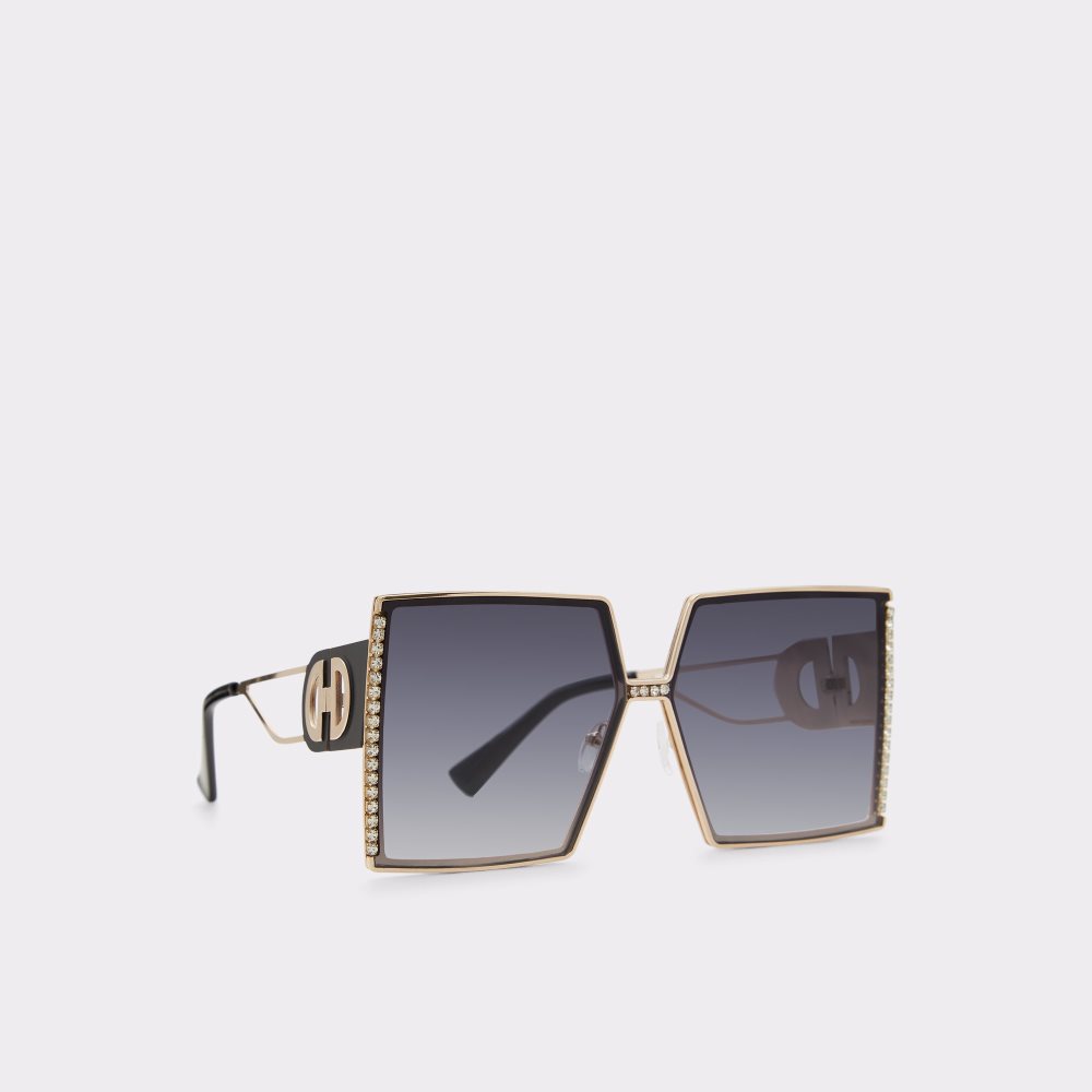 Gafas de Sol Aldo Leewin Negras Doradas Multicolor | 1036948-RP