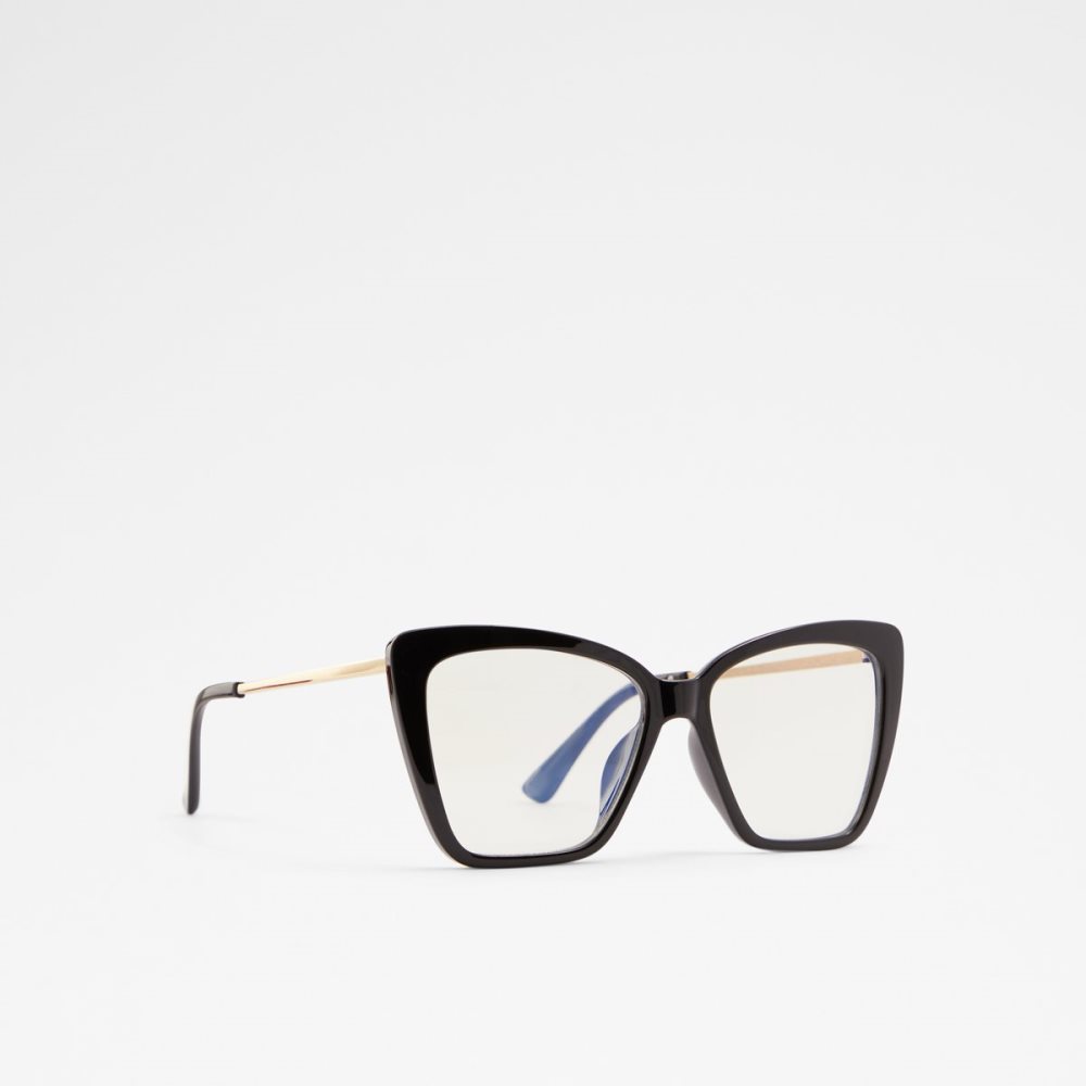 Gafas de Sol Aldo Orsirora Blue Light Lens Negras Doradas Multicolor | 7408562-ZQ