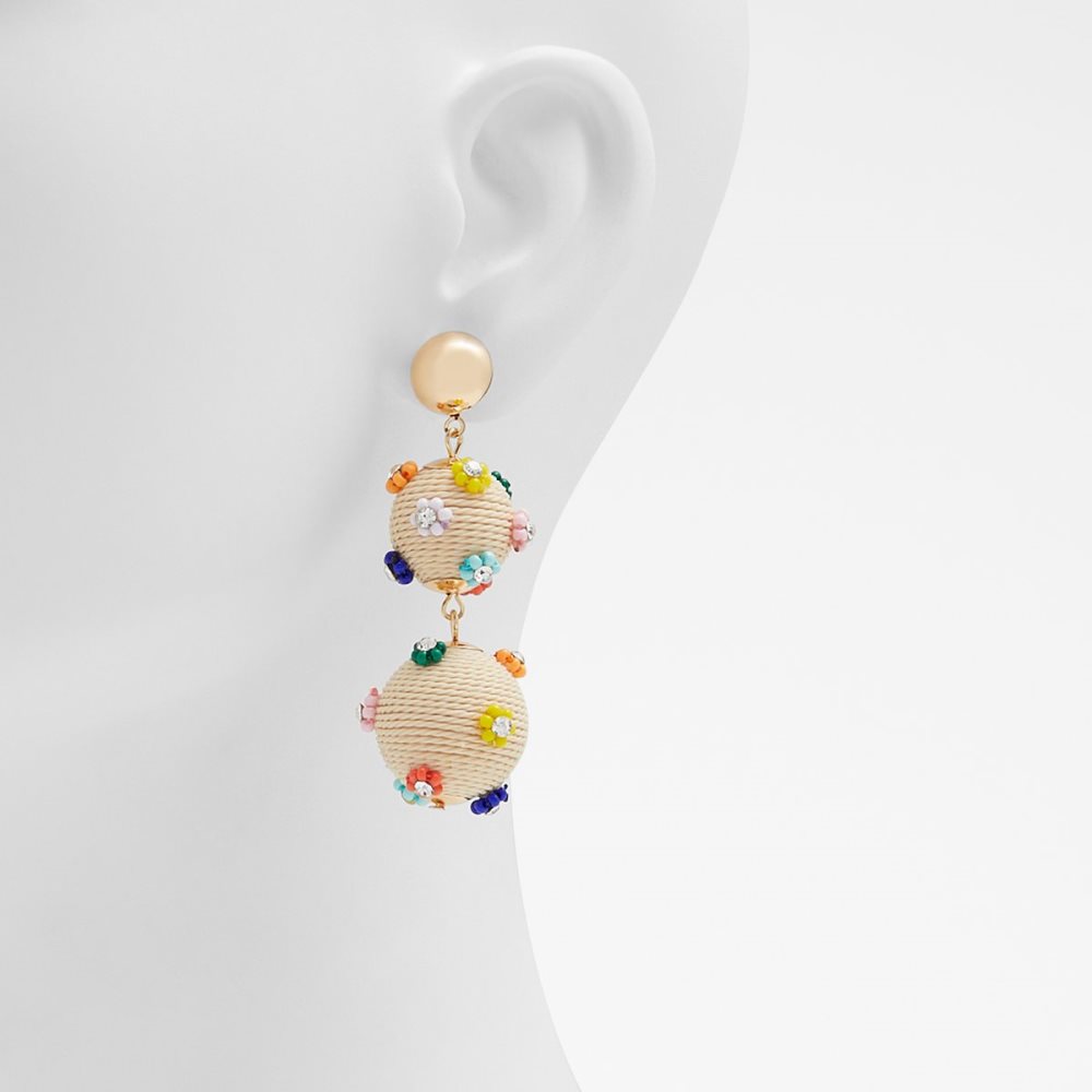 Pendientes Aldo Emblem Statement Multicolor Claro | 3809621-DK