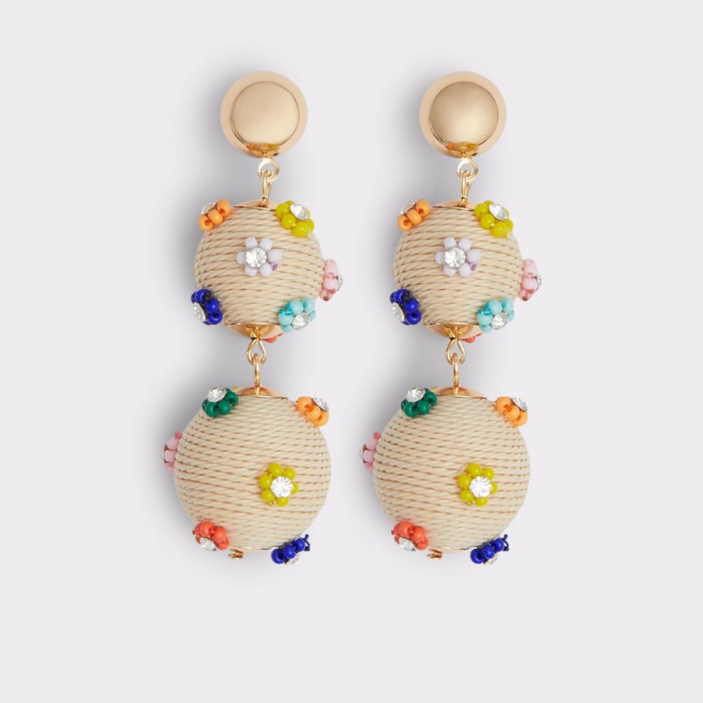 Pendientes Aldo Emblem Statement Multicolor Claro | 3809621-DK