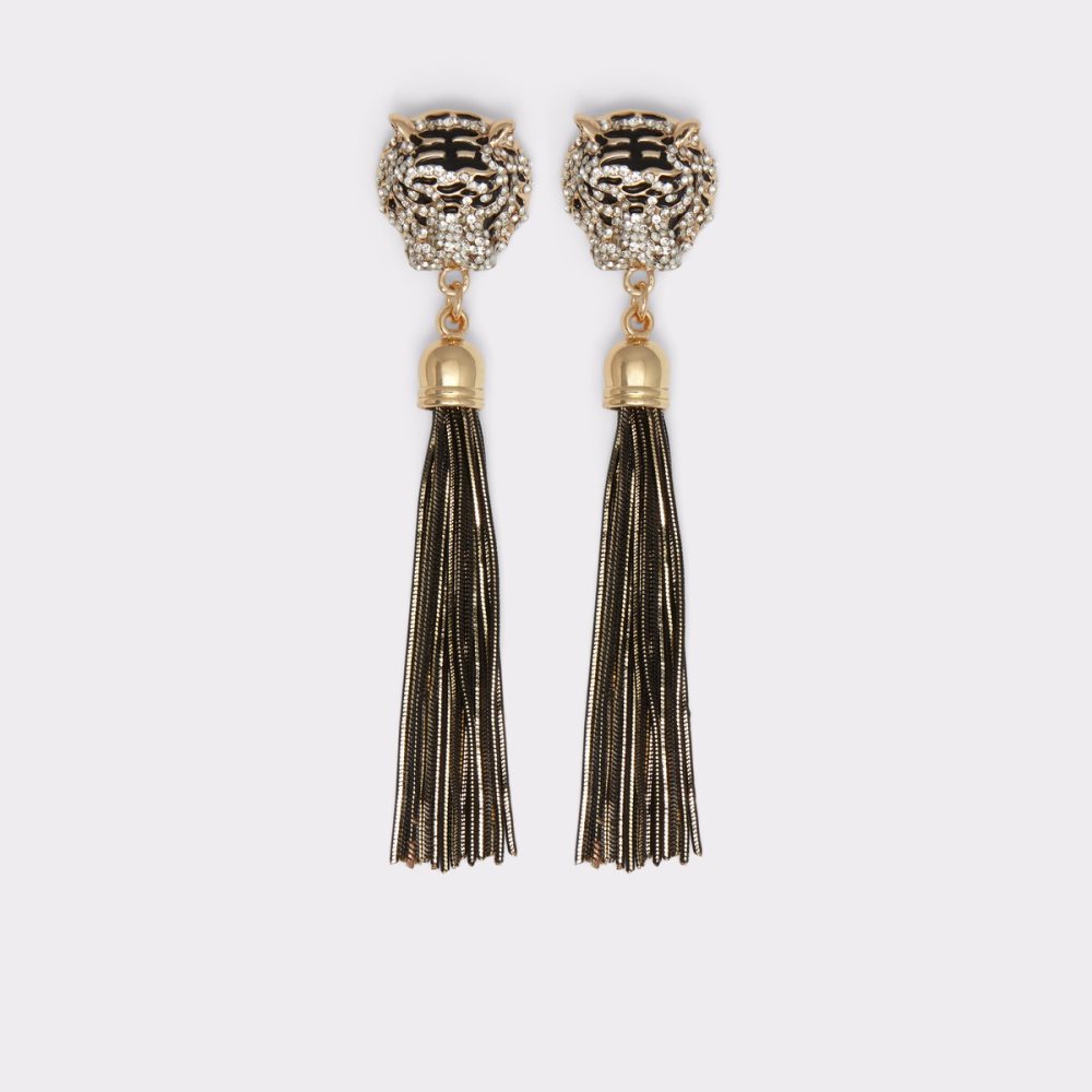 Pendientes Aldo Istokpoga Chandelier Negras Doradas Multicolor | 9713405-FR