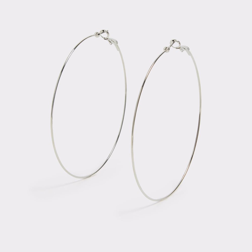 Pendientes Aldo Leota Hoop Plateadas | 2391875-IE