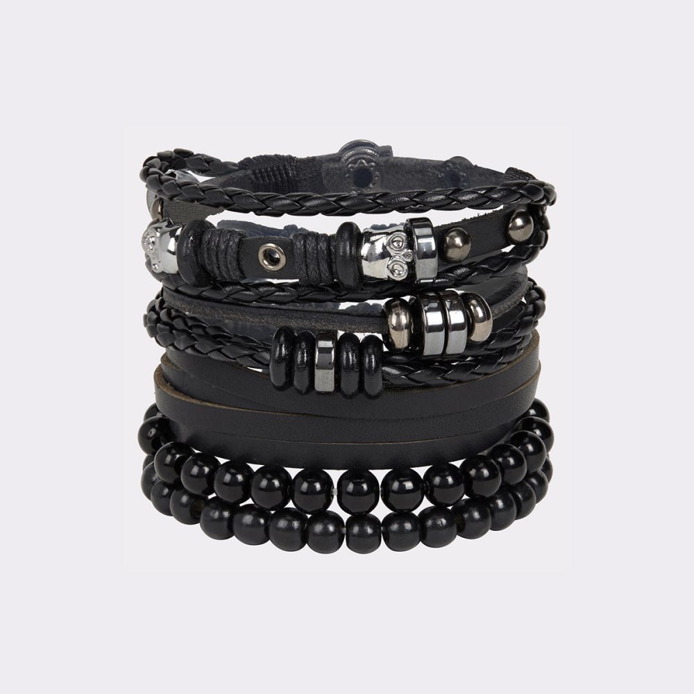 Pulsera Aldo Elade Negras Doradas Multicolor | 3219048-XE