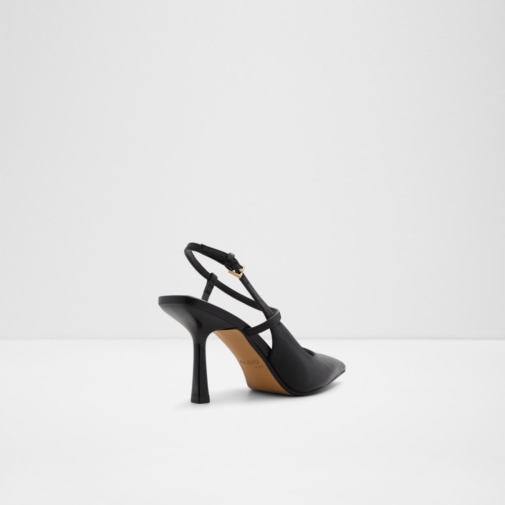 Tacones Aldo Brunette Tiras Tacón Negras | 2349806-LR