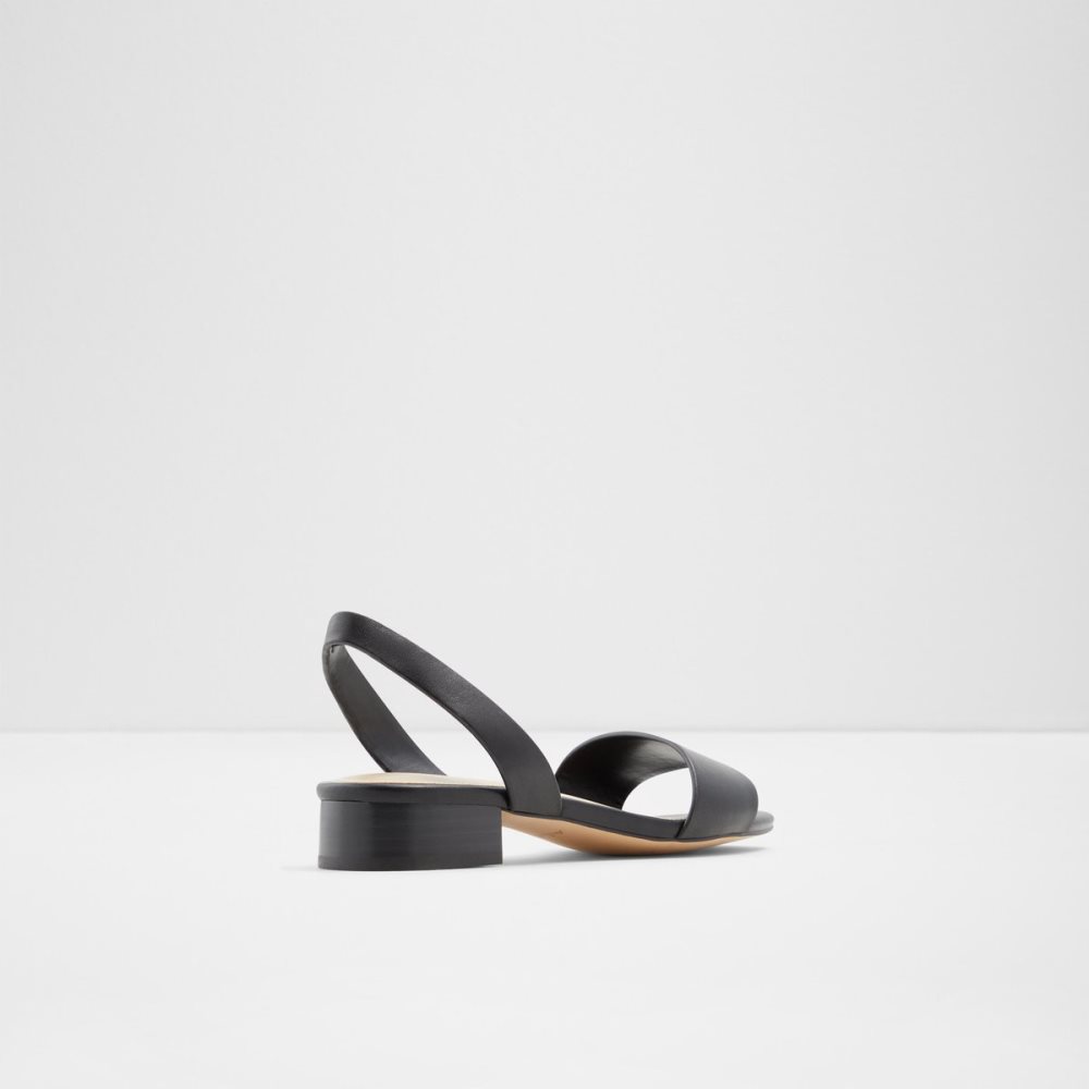 Tacones Aldo Doredda Sling Back Planos Sandal - Negras | 0951827-YE