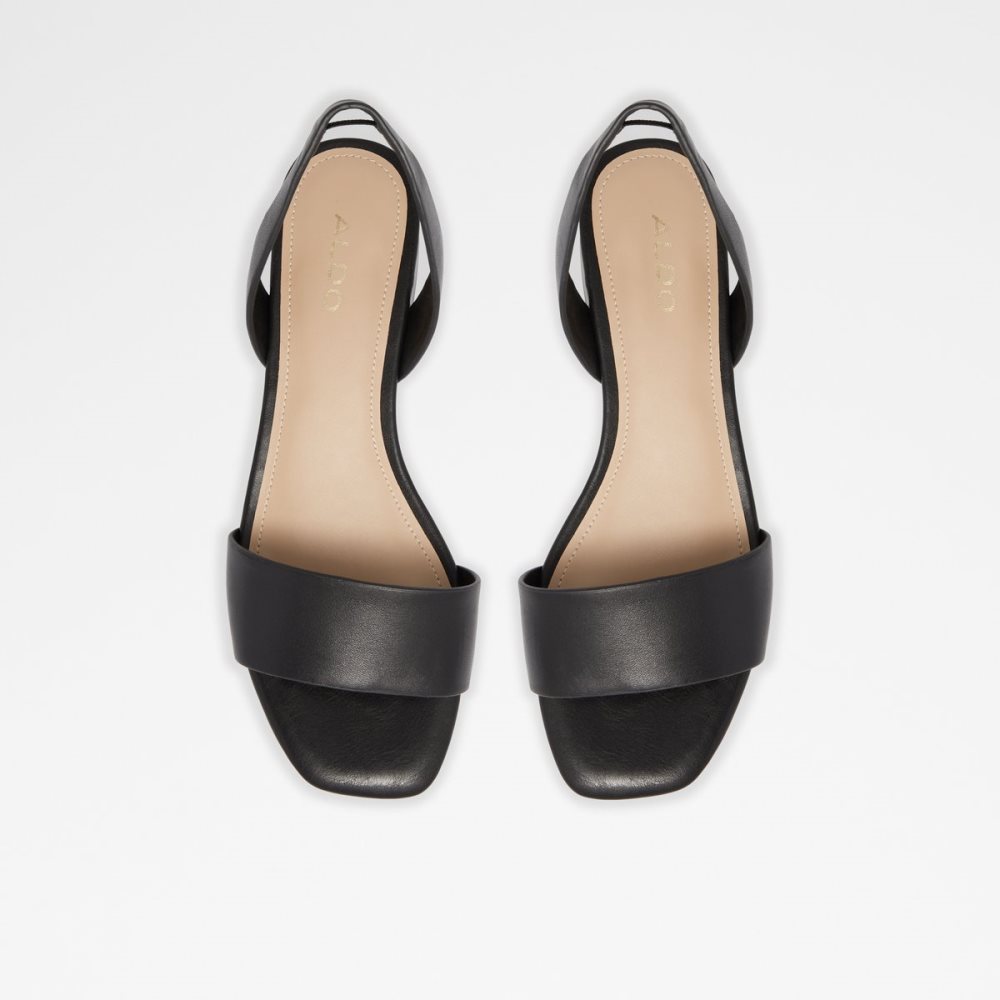 Tacones Aldo Doredda Sling Back Planos Sandal - Negras | 0951827-YE