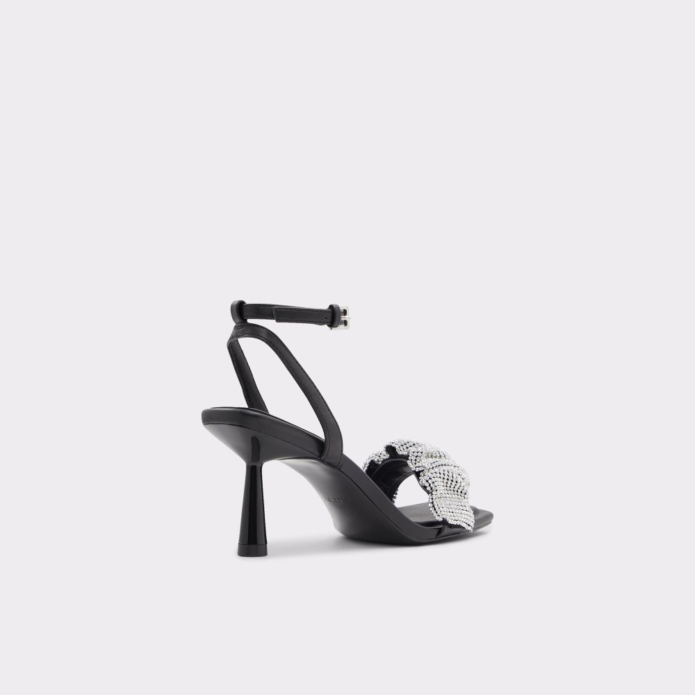 Tacones Aldo Floria Tacón Sandal Negras | 7801594-PN