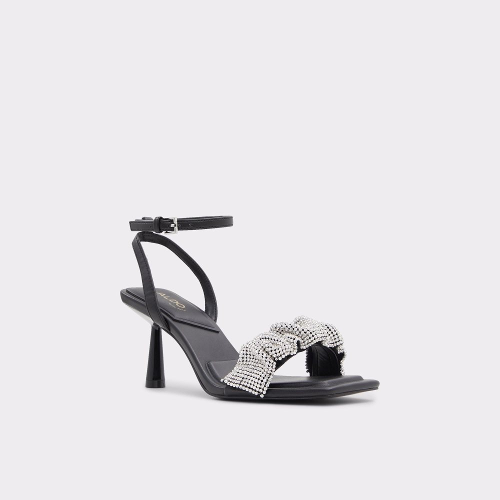 Tacones Aldo Floria Tacón Sandal Negras | 7801594-PN