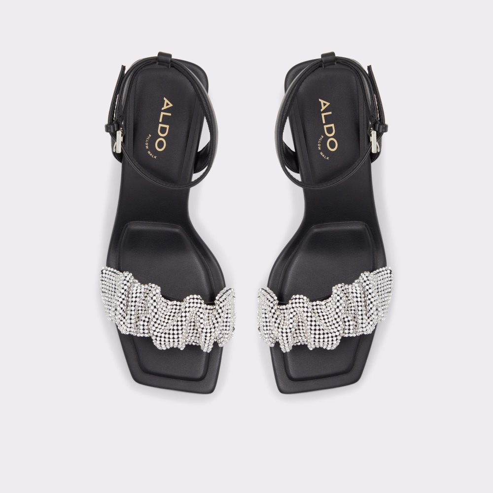 Tacones Aldo Floria Tacón Sandal Negras | 7801594-PN