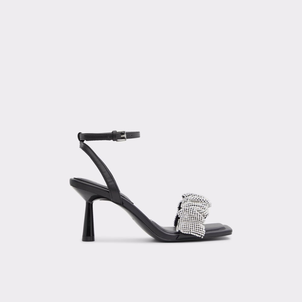 Tacones Aldo Floria Tacón Sandal Negras | 7801594-PN