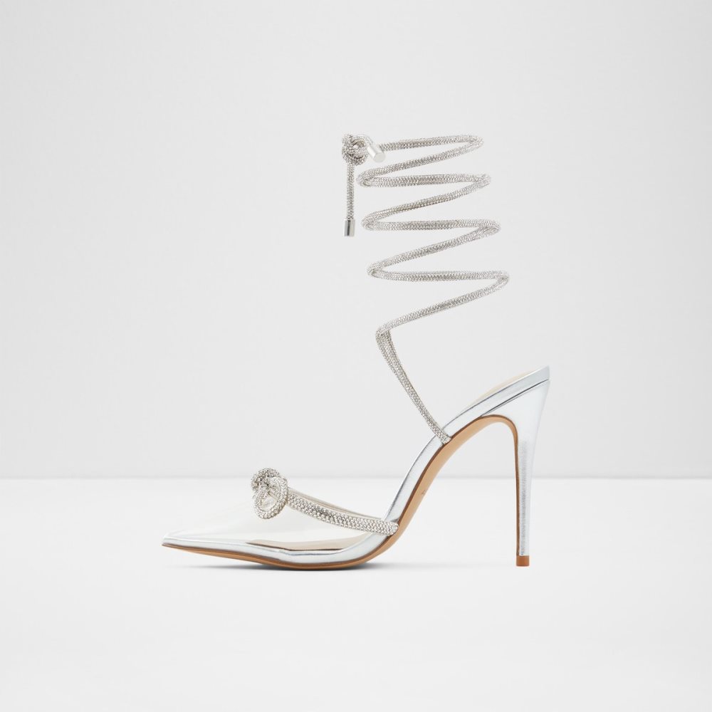 Tacones Aldo Halalia High - Stiletto Plateadas | 1683542-NK