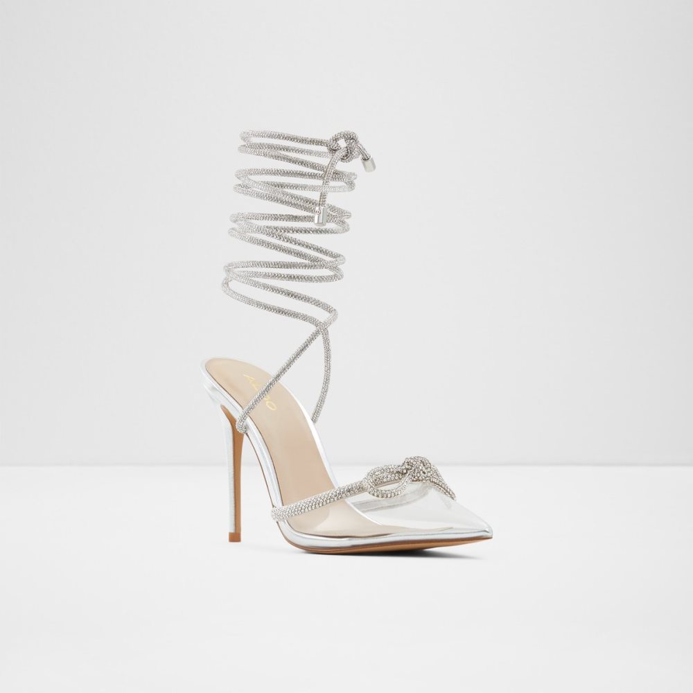 Tacones Aldo Halalia High - Stiletto Plateadas | 1683542-NK