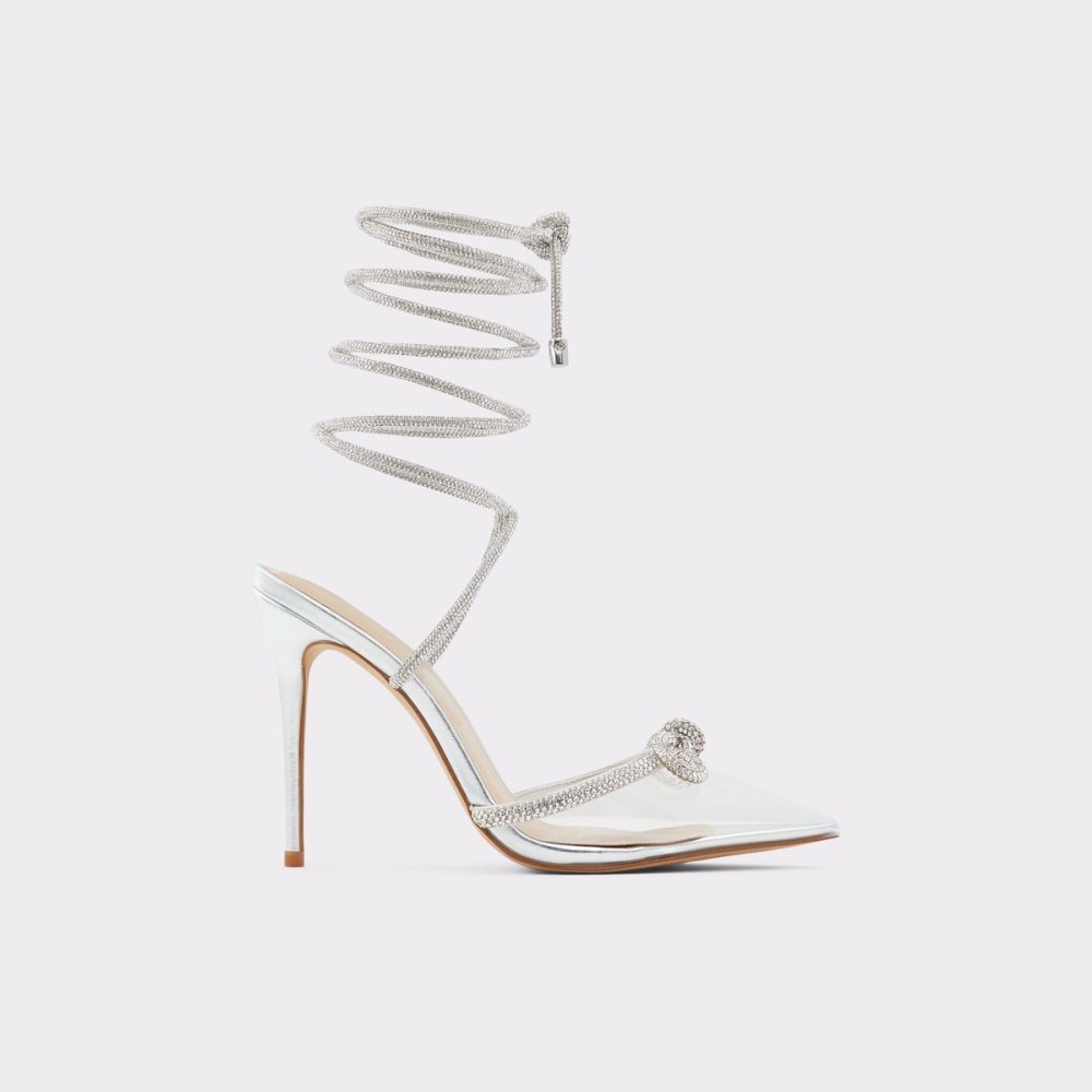 Tacones Aldo Halalia High - Stiletto Plateadas | 1683542-NK