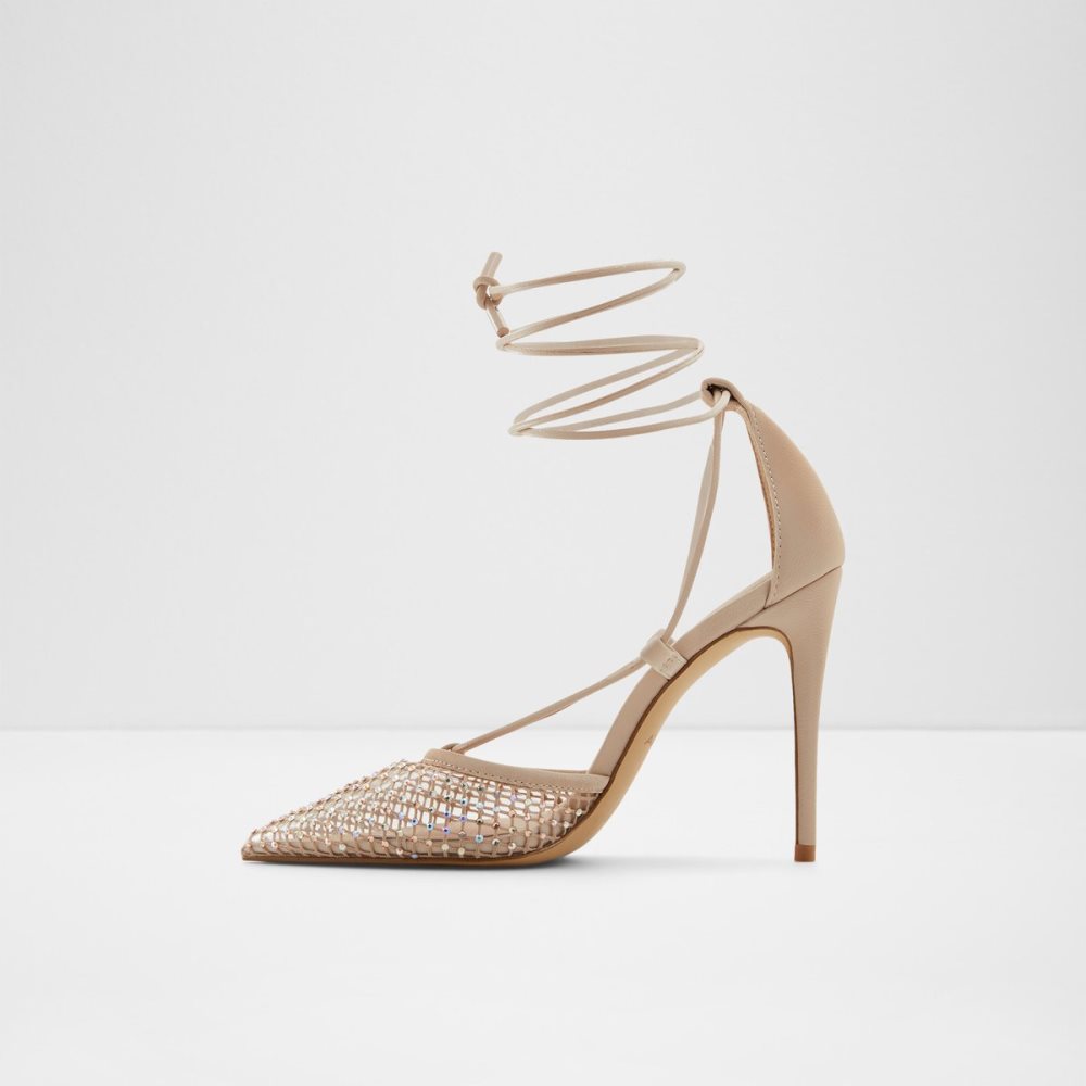 Tacones Aldo Ladanten Tiras Tacón Beige | 6527841-UN