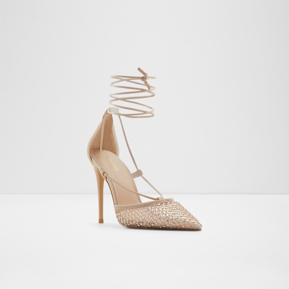 Tacones Aldo Ladanten Tiras Tacón Beige | 6527841-UN