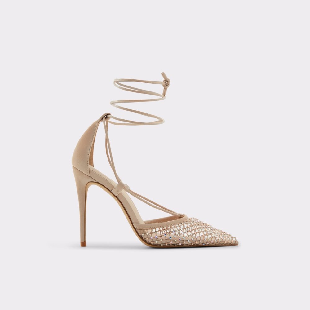 Tacones Aldo Ladanten Tiras Tacón Beige | 6527841-UN