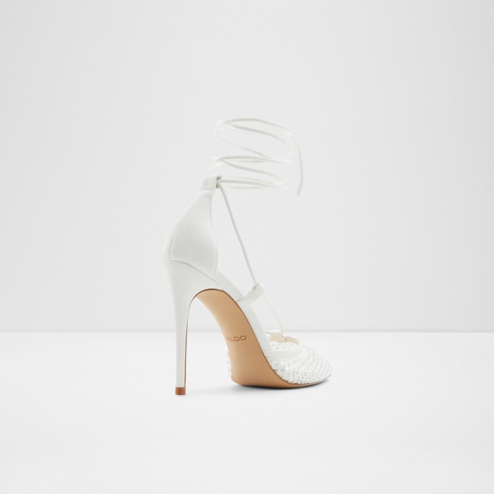 Tacones Aldo Ladanten Tiras Tacón Blancas | 1086497-BU