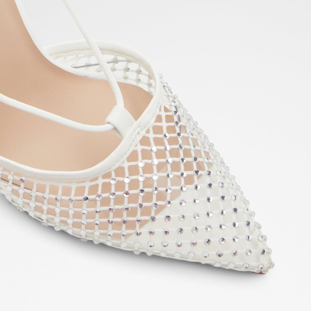 Tacones Aldo Ladanten Tiras Tacón Blancas | 1086497-BU