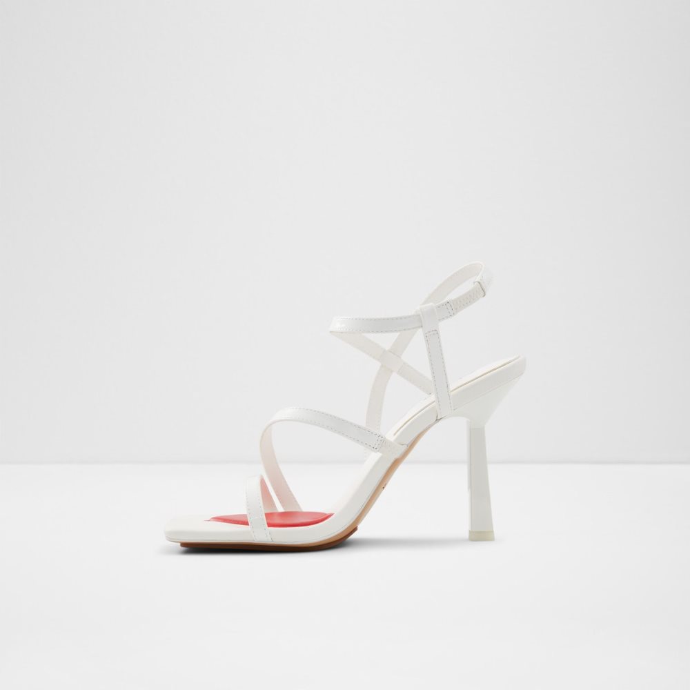 Tacones Aldo Luvly Tiras High Sandal - Stiletto Blancas | 9542307-WT