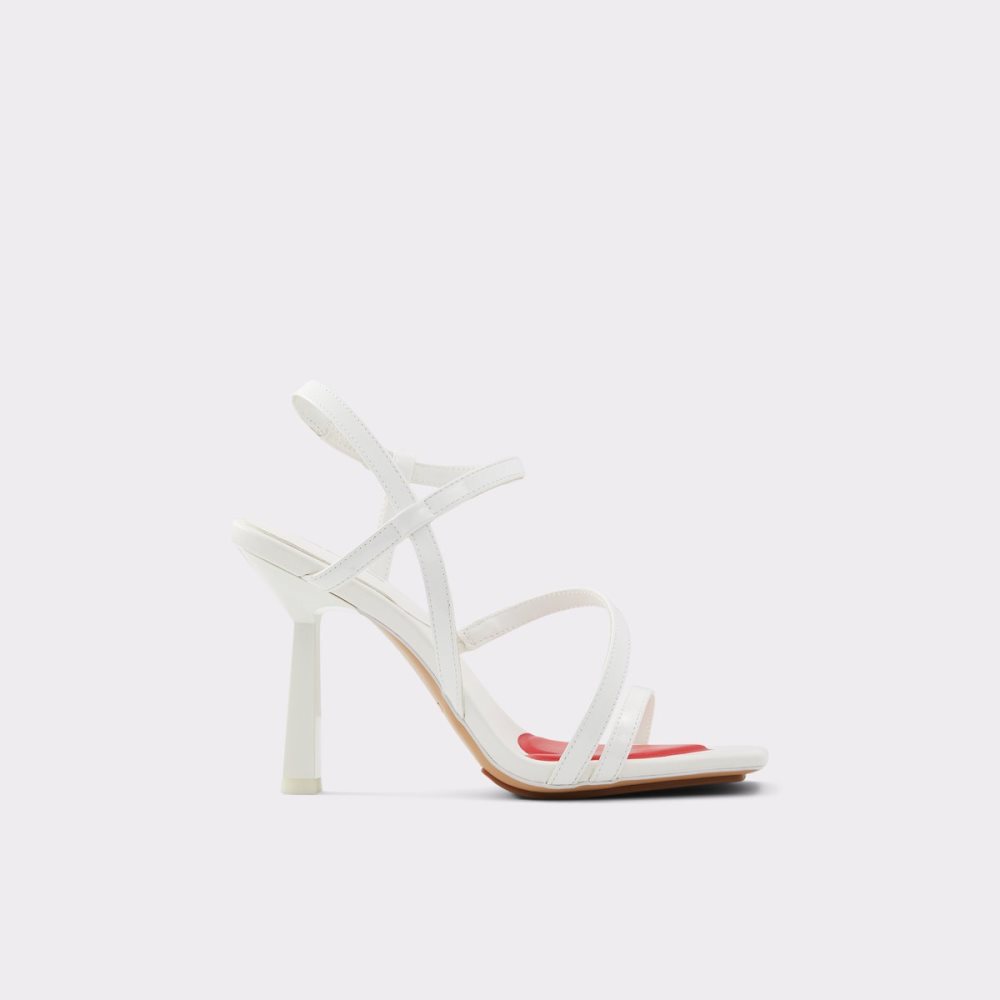 Tacones Aldo Luvly Tiras High Sandal - Stiletto Blancas | 9542307-WT